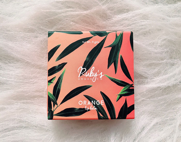 Ruby's Organics Orange Lip Balm Review