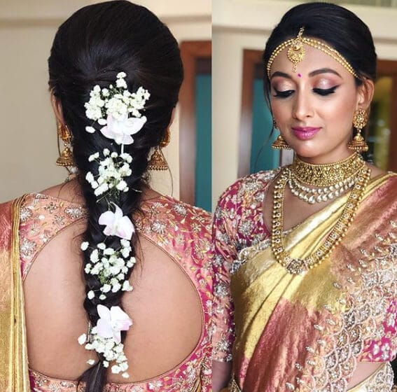9 reception hairstyles for indian brides - candy crow