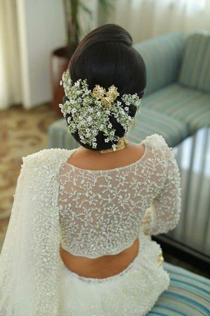 wedding reception Hairstyles With Flowers