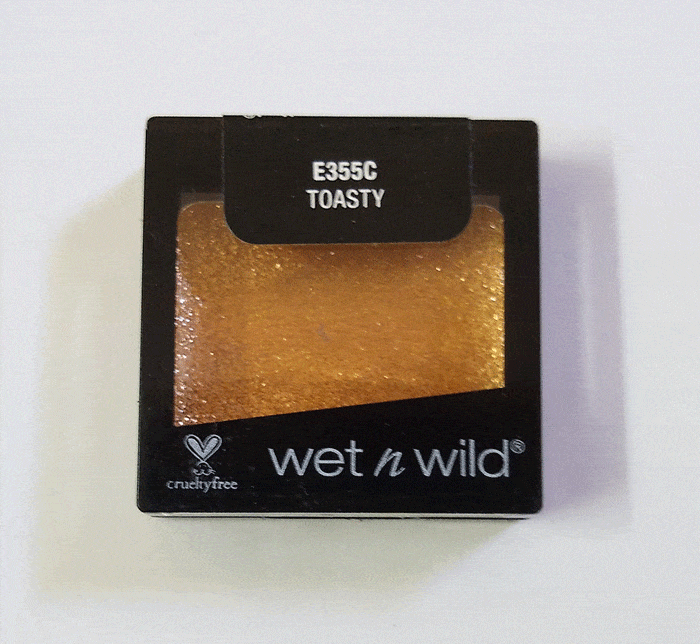 Wet N Wild Glitter Eye Shadow Toasty Review