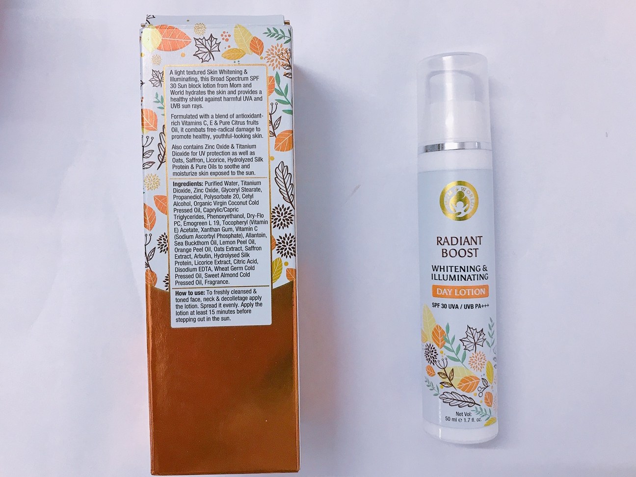 Mom and World Day Lotion Review
