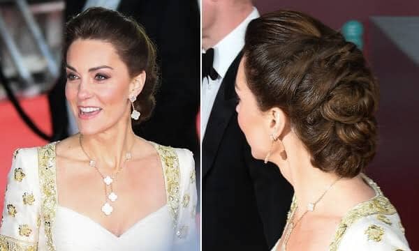  Kate Middleton  hair bun 