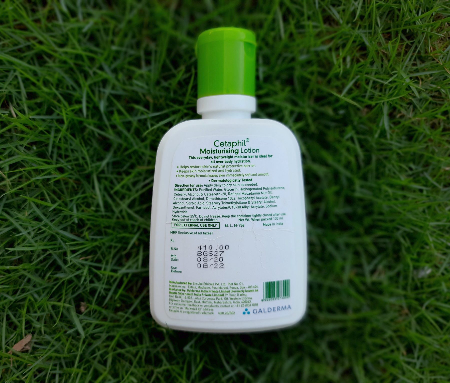 Cetaphil Moisturizing Lotion ingredients