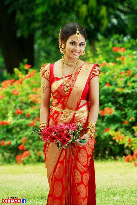 70 Red Silk Saree And Blouse Designs For Wedding Candy Crow