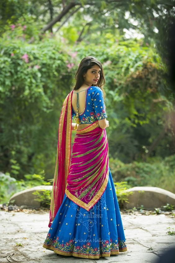  Half Saree DesignsThat Are in Trend This Year