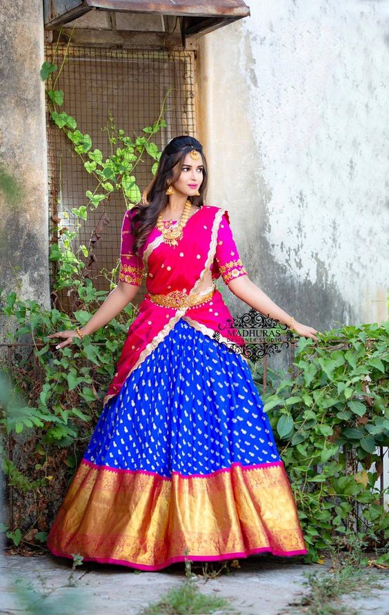 40 Half Saree Designs That Are In Trend This Year Candy Crow 