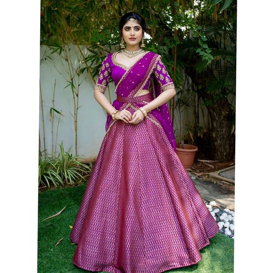  Half Saree Designs That Are in Trend This Year