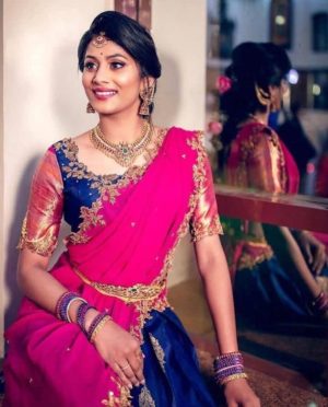 40 Half Saree Designs That Are in Trend This Year - Candy Crow