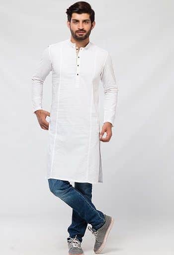 style men kurtha ideas with jeans
