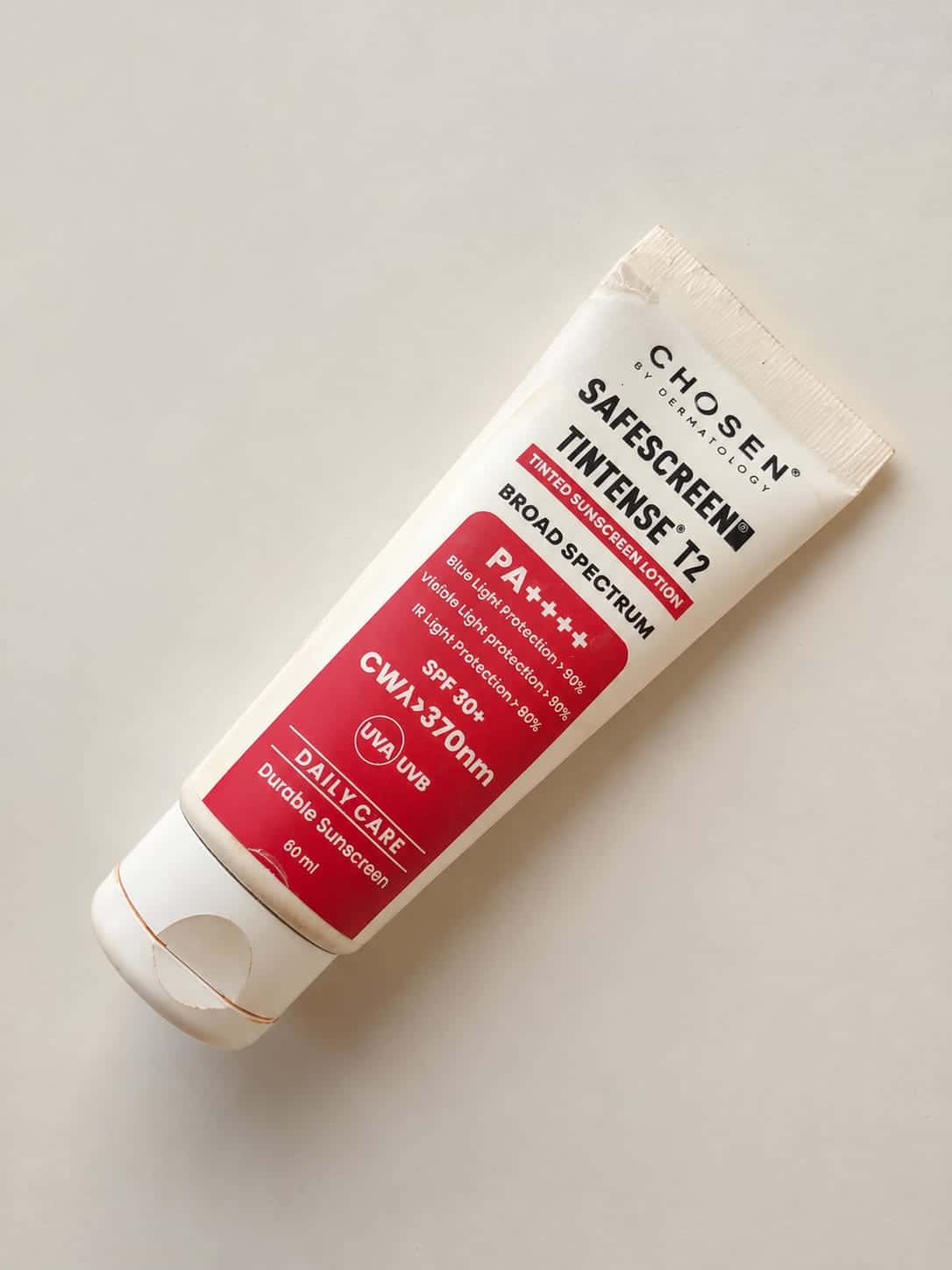 Chosen Safescreen Tinted Sunscreen review